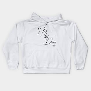 White But Down Kids Hoodie